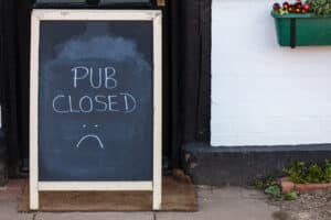 Pub closed