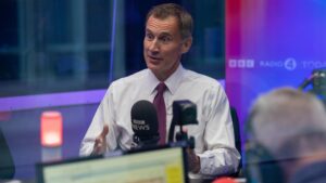 Jeremy Hunt hit the TV and radio studios yesterday like a whirlwind. Hours into his new job as chancellor, his task was to calm the financial markets, which had so brutally moved against his predecessor and triggered surging borrowing costs for homeowners. But has he done enough? Can his words calm turbulent gilt yields when trading opens on Monday morning? The risk is that markets will be hugely volatile on what will be the first time in two weeks that the Bank of England is not standing behind gilts, or government bonds, ready to buy them to ease pressure on pension funds. IN YOUR INBOX Business briefing In-depth analysis and comment on the latest financial and economic news from our award-winning Business teams. Sign up now Hunt’s media appearances were seen as an attempt to address the problems Kwarteng had created with the unfunded tax cuts in his mini budget. Acknowledging that mortgage rates have already rocketed — to as high as 7 per cent, according to some estimates — Hunt pledged credible tax and spending policies. “No chancellor can control the markets or should ever seek to do so. But the thing that is within your power is to demonstrate certainty in public finances,” he told the BBC. ADVERTISEMENT Rupert Harrison, an adviser to George Osborne when he was chancellor and now at BlackRock, said Hunt’s comments were a “turning point”. “Markets now have someone in the Treasury who gets it and who they can trust,” he said. There has been an unprecedented sell-off of gilts in the past two weeks amid fears that the tax cuts proposed by Kwarteng would fuel inflation and force the Bank of England to raise interest rates. Markets are pricing in a rise of a full percentage point from the Bank next month to take the base rate to 3.25 per cent. Even after Kwarteng’s replacement by Hunt on Friday afternoon, bond markets kept selling. Some analysts have suggested they will keep attacking until Truss resigns. Economist Julian Jessop, who has been advising the Truss camp, said Hunt’s pledge of fiscal discipline meant “Trussonomics” had been junked. SPONSORED “The whole point about Trussonomics was growing the economy ... not about a combination of tax cuts and big cuts in spending [the traditional approach]”. Jessop has previously said that Kwarteng’s mini budget went too far in announcing tax cuts, as this had spooked the markets. Hunt attempted to show yesterday that he would start work on plans to balance the books ahead of the budget planned for October 31. Unlike with the mini budget, the Office for Budget Responsibility will publish economic forecasts to accompany the government’s fiscal plans. He acknowledged to the BBC that two mistakes had been made by Kwarteng: abolishing the 45 per cent top rate of income tax; and the decision to “fly blind” without the OBR forecasts. On Friday, Truss also ditched plans to reverse a rise in corporation tax from 19 per cent to 25 per cent. That will raise £18 billion. ADVERTISEMENT Hunt also warned about “difficult decisions” on spending and taxes. “We’re going to ask all government departments to find efficiencies,” he said. “But we’re also going to have pressure on the tax side — taxes are not going to come down by as much as people hoped, and some taxes will have to go up.” George Buckley, economist at Nomura, said more detail was still needed. The reversal of the corporation tax move, he argued , “goes only a portion of the way”. Business leaders, as well as the financial markets, were watching Hunt’s performances closely. Dominic Blakemore, chief executive of FTSE 100 catering giant Compass, said the events of the past few days had been “pretty shocking”. “Throughout, we’ve needed robust, fully costed plans, because markets just can’t operate without that and in a vacuum,” he explained. Phil Urban, chief executive of FTSE 250 pub chain Mitchells & Butlers, called the situation “ shambolic”. “Business is probably realising that it can’t rely on government or politics to sort things out. So we’re just focusing on what is in our gift to do,” said Urban. One FTSE 100 boss, who did not want to be identified, resorted to expletives to describe his frustration. Describing Truss and Kwarteng as “goons”, he added: “Every single household is spending most of their time trying to balance their books, and our f***ing prime minister and chancellor don’t have to? Are you f***ing taking the piss?” His view was that Truss also had to go, to restore credibility. And that may be what the markets start to demand when trading resumes on Monday. ADVERTISEMENT Jessop said: “I don’t think Hunt did anything that would upset the markets or surprise them. But markets don’t like uncertainty. Uncertainty about economic policy — that’s maybe eased a little bit. But now we’ve got an increase in political uncertainty as we can’t be sure who the prime minister is going to be next weekend.”