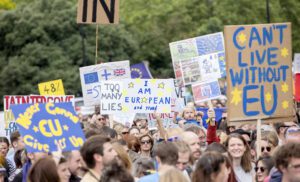 People in Britain have more confidence in the EU than the UK parliament, reversing a state of affairs that has lasted for more than 30 years, research reveals.
