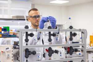 Chemical technology company Puraffinity, funded by Innovate UK, is tackling the global challenge of water scarcity with an innovation that eliminates cancer-causing ‘forever chemicals’ and reduces covid risk.