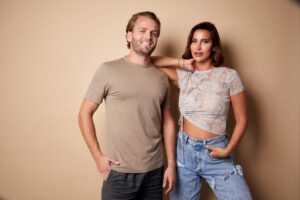 A tech start-up launched by TV couple Ferne McCann and Lorri Haines has partnered with private investment platform Seedrs to raise £250,000.