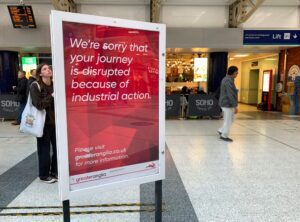 National level talks between the Rail Delivery Group and the RMT appear to be on the brink of failure, as another train strike looms next Thursday.