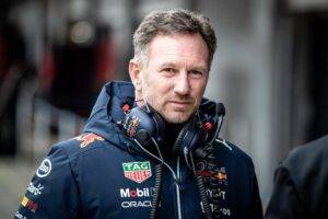 Christian Horner, the team principal of Oracle Red Bull Racing, awaits a crucial interview on Friday regarding allegations of controlling behavior.